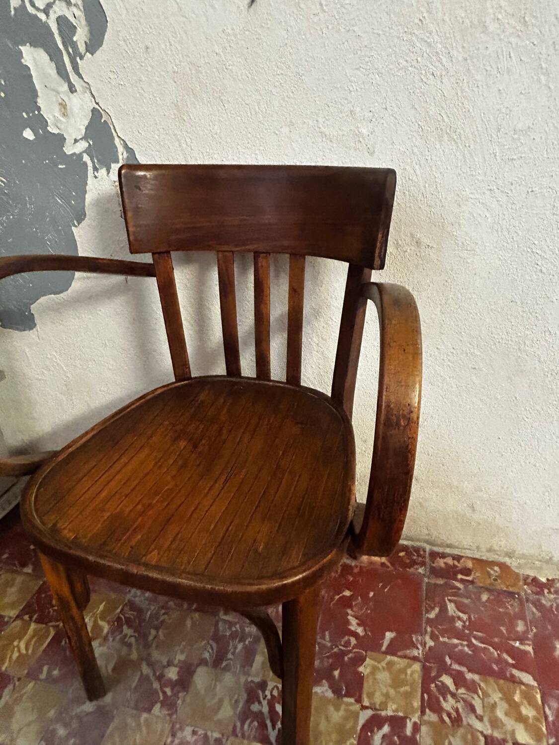 Antique bentwood bistro chair