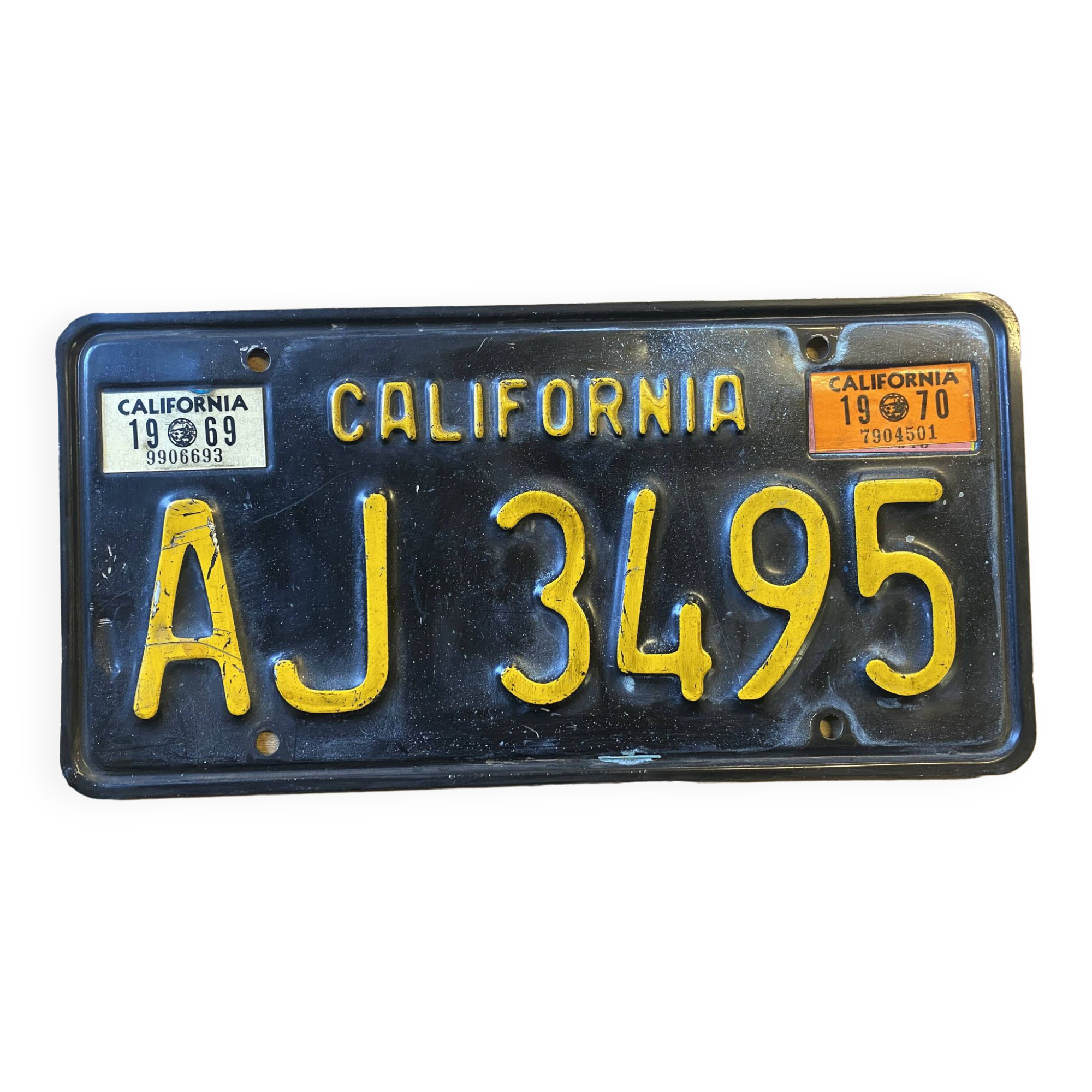 Plaque California AJ 3495 Selency
