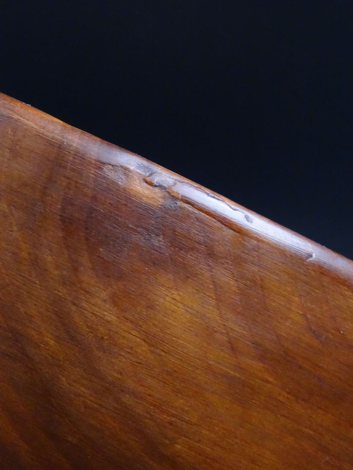 Coupe en bois objet déco et vintage des années 1970