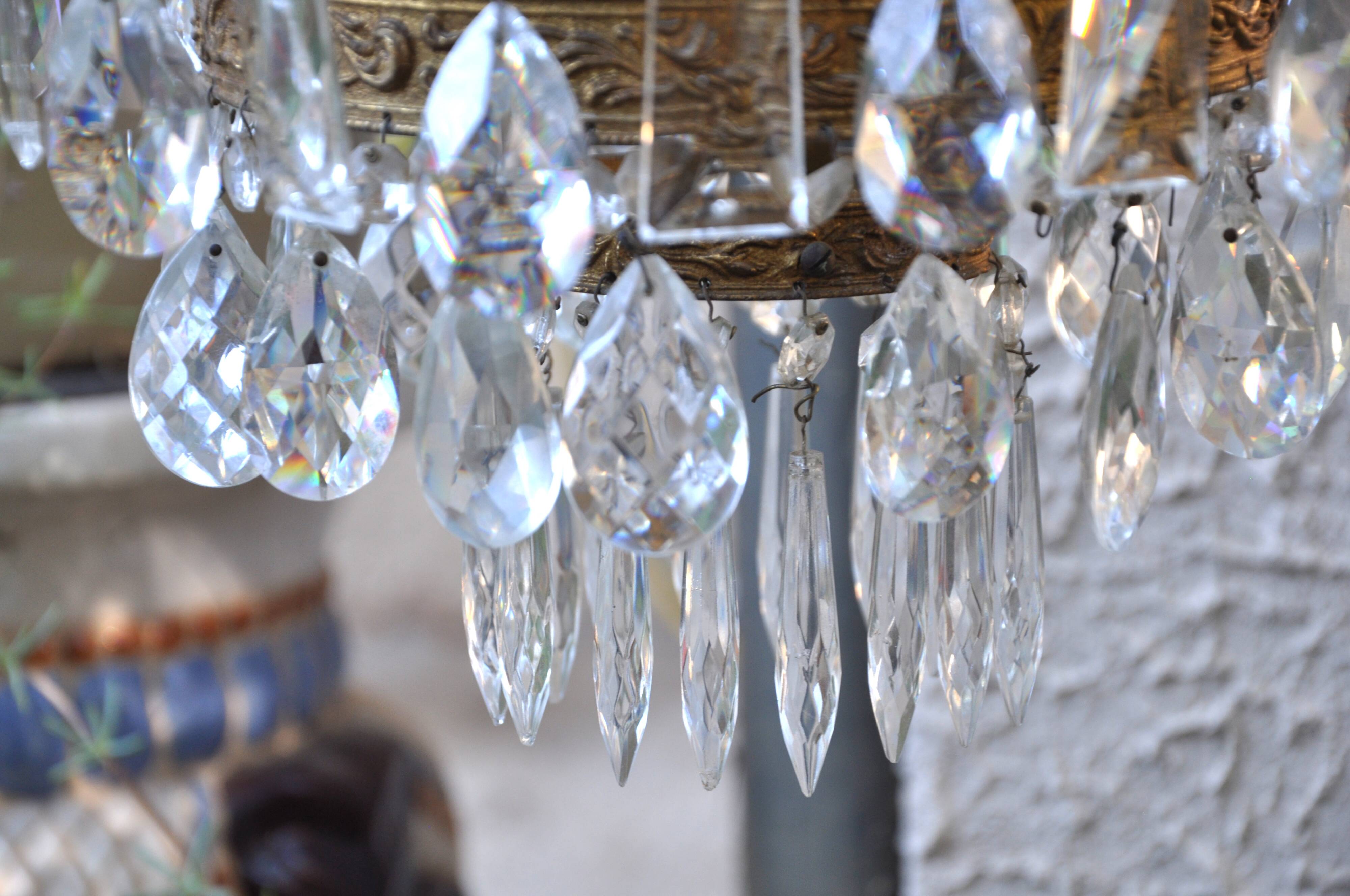Lustre ancien Montgolfiere