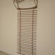 Wall-mounted coat rack in rattan, Czechoslovakia 1960