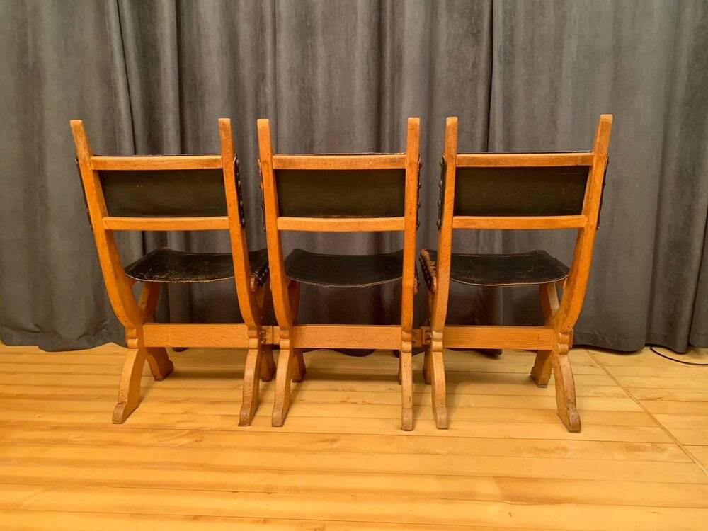Dutch chairs by Bram Sprij, 1960s, set of 3