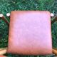 Six wooden and leatherette chairs
