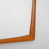 Mirror with teak frame