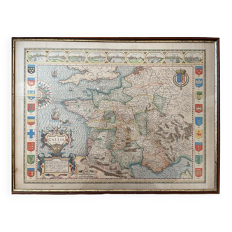 Map of France Gallia 1598