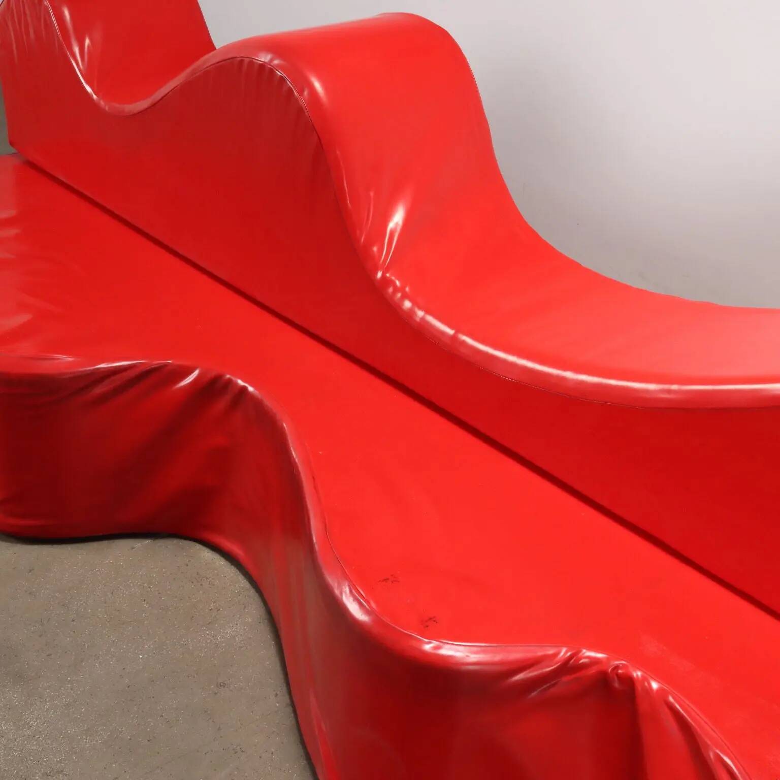 Superonda sofa Poltronova vintage design Archizoom 1970s