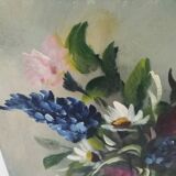 Still life with daisies and flowers in vase