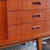 Enfilade de style scandinave en teck – années 60