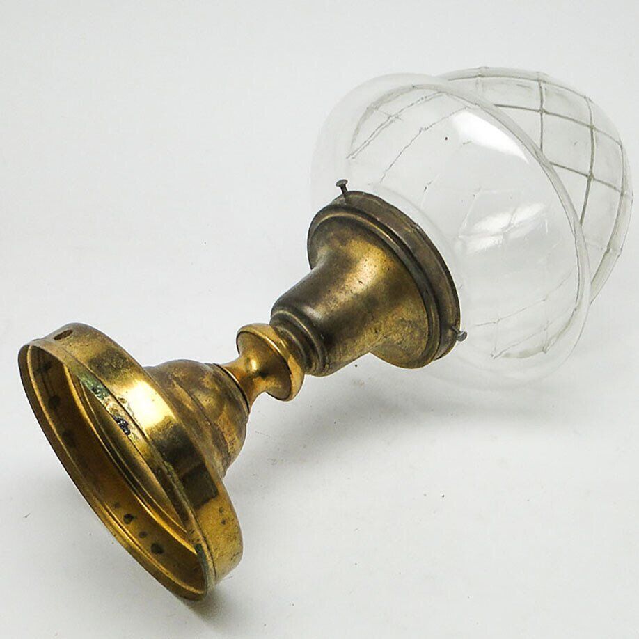 Lampe suspendue vintage en laiton, années 1930