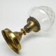 Lampe suspendue vintage en laiton, années 1930