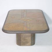 Brutalist Stone Coffee Table Paul Kingma 1970s 1980s