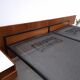 Two-person bed Japanese series Cees Braakman Pastoe and Auping with bedside table.