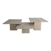 Nest tables - travertine low tables 1970