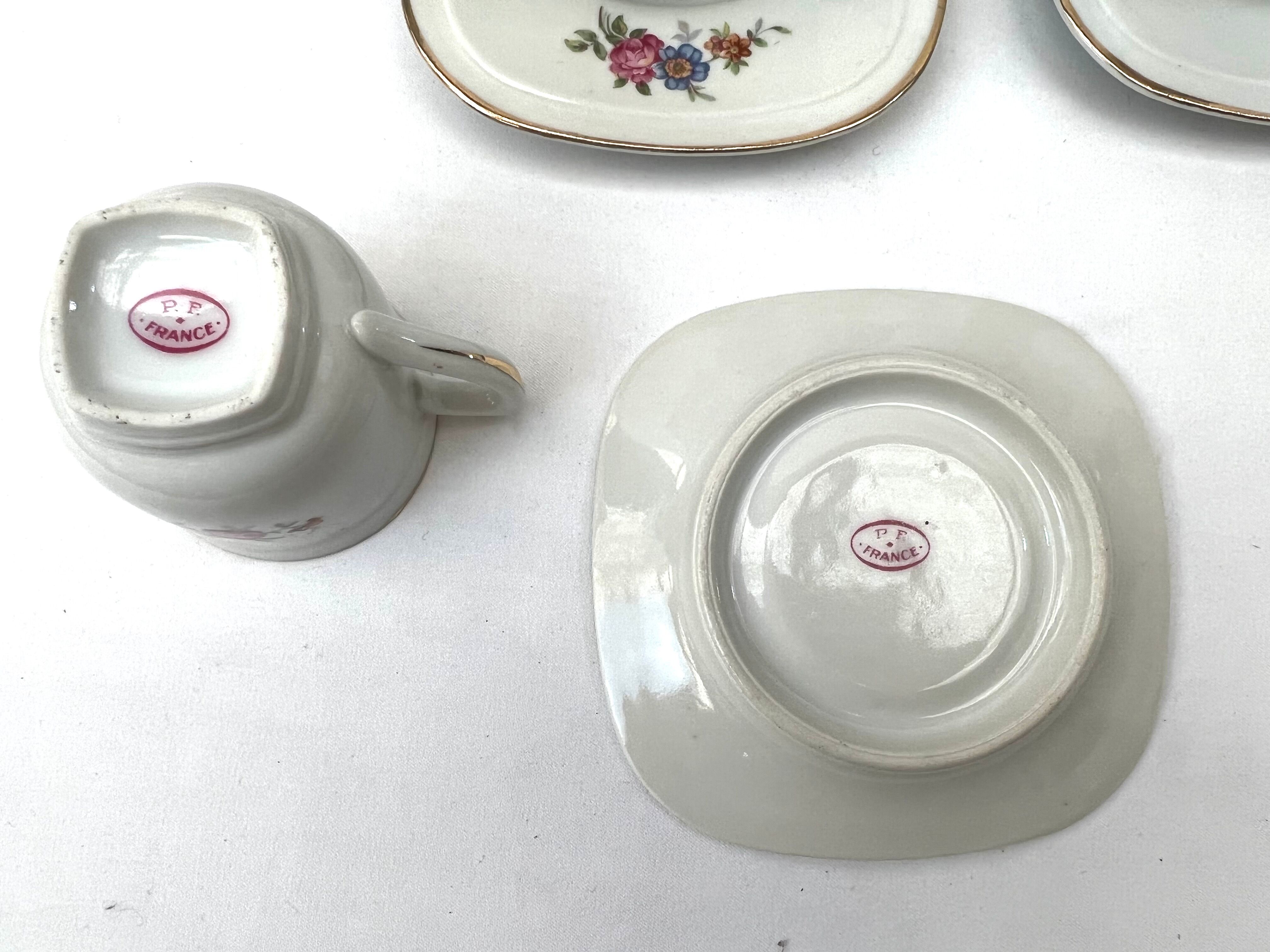 Art Deco porcelain tea coffee set