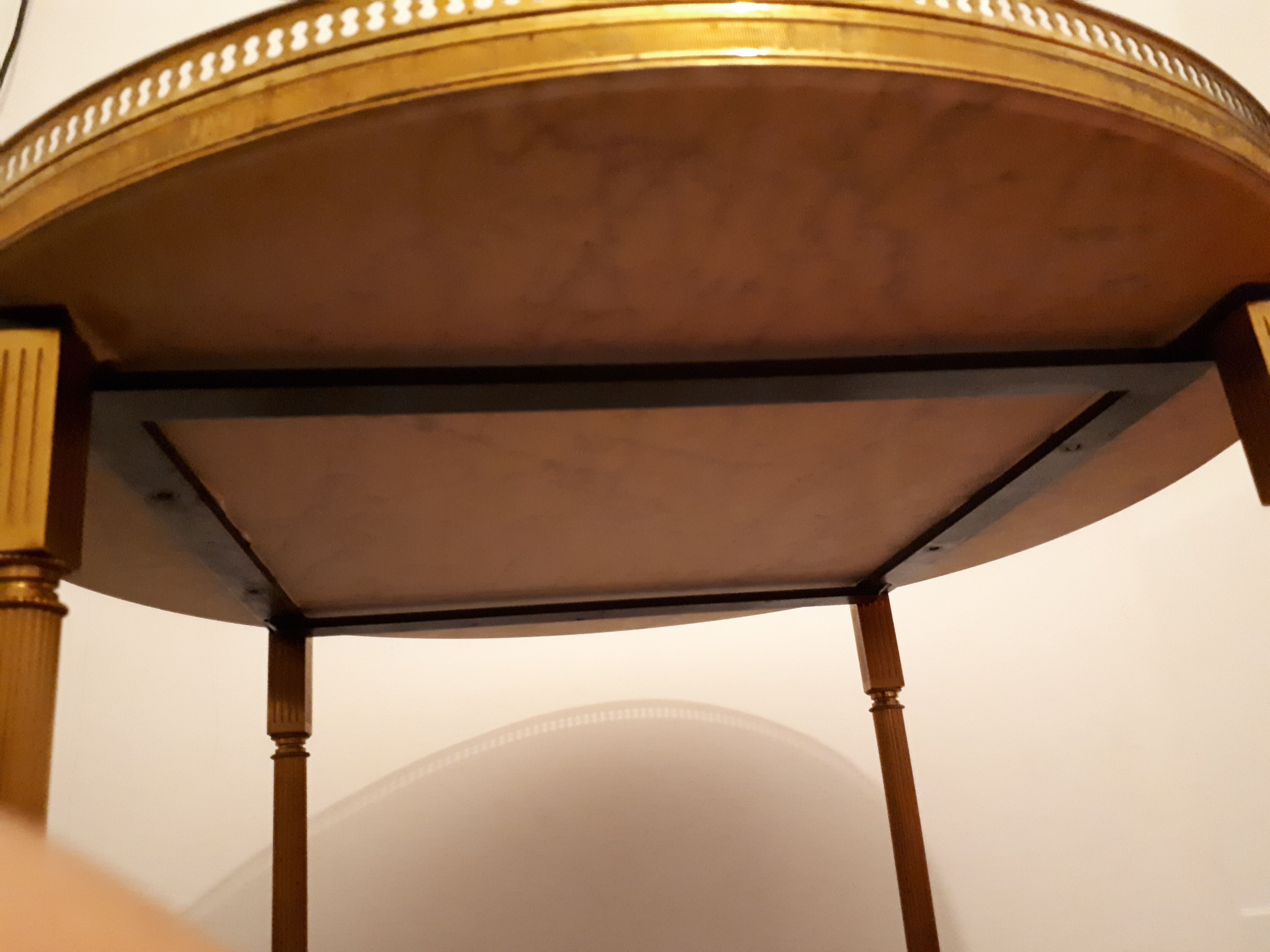 Louis XVI hot water table - Laiton/copper