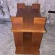 Old bedside table nightstand design wood 80s vintage