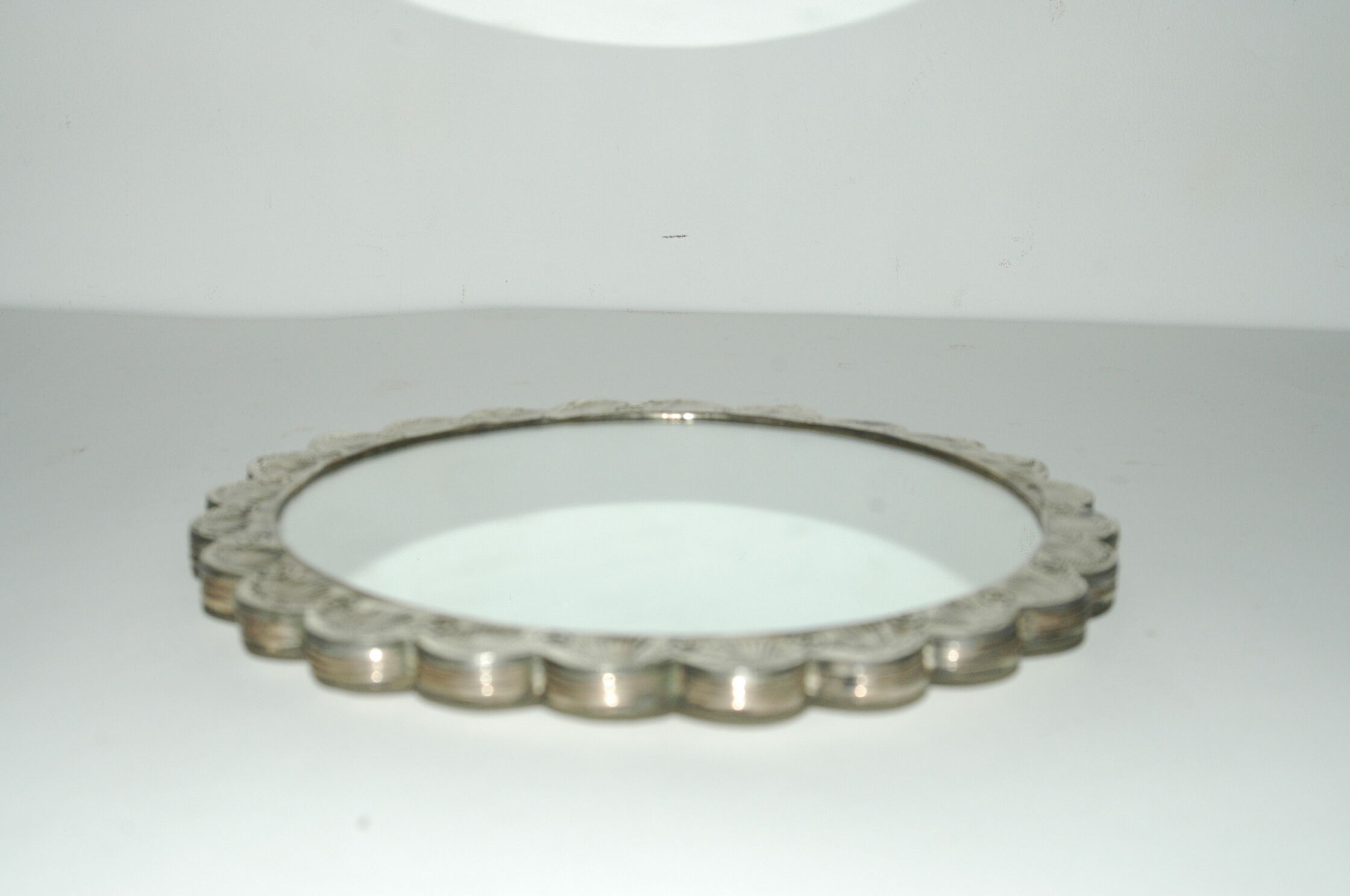 Solid sterling silver miror silver mirror 22cm