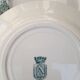 Set of 2 plates in Terre de Fer Saint Amand model Argenton