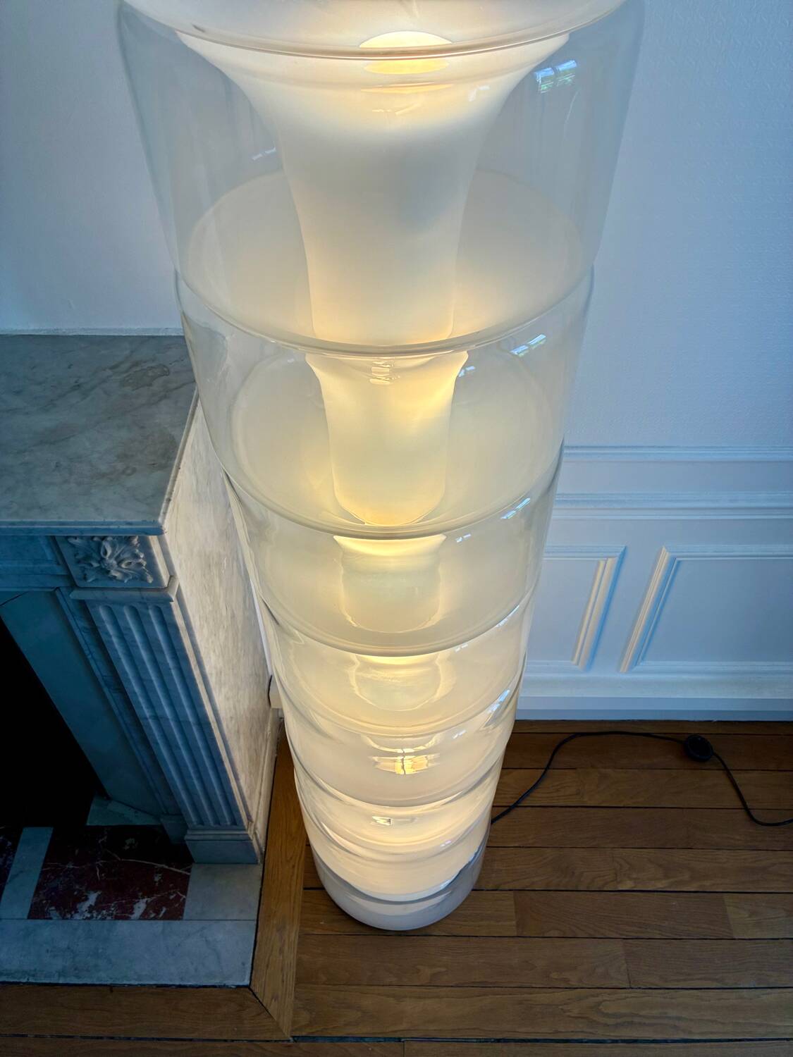 LT316 Sfumato floor lamp by Carlo NASON for Mazzega, 1969.