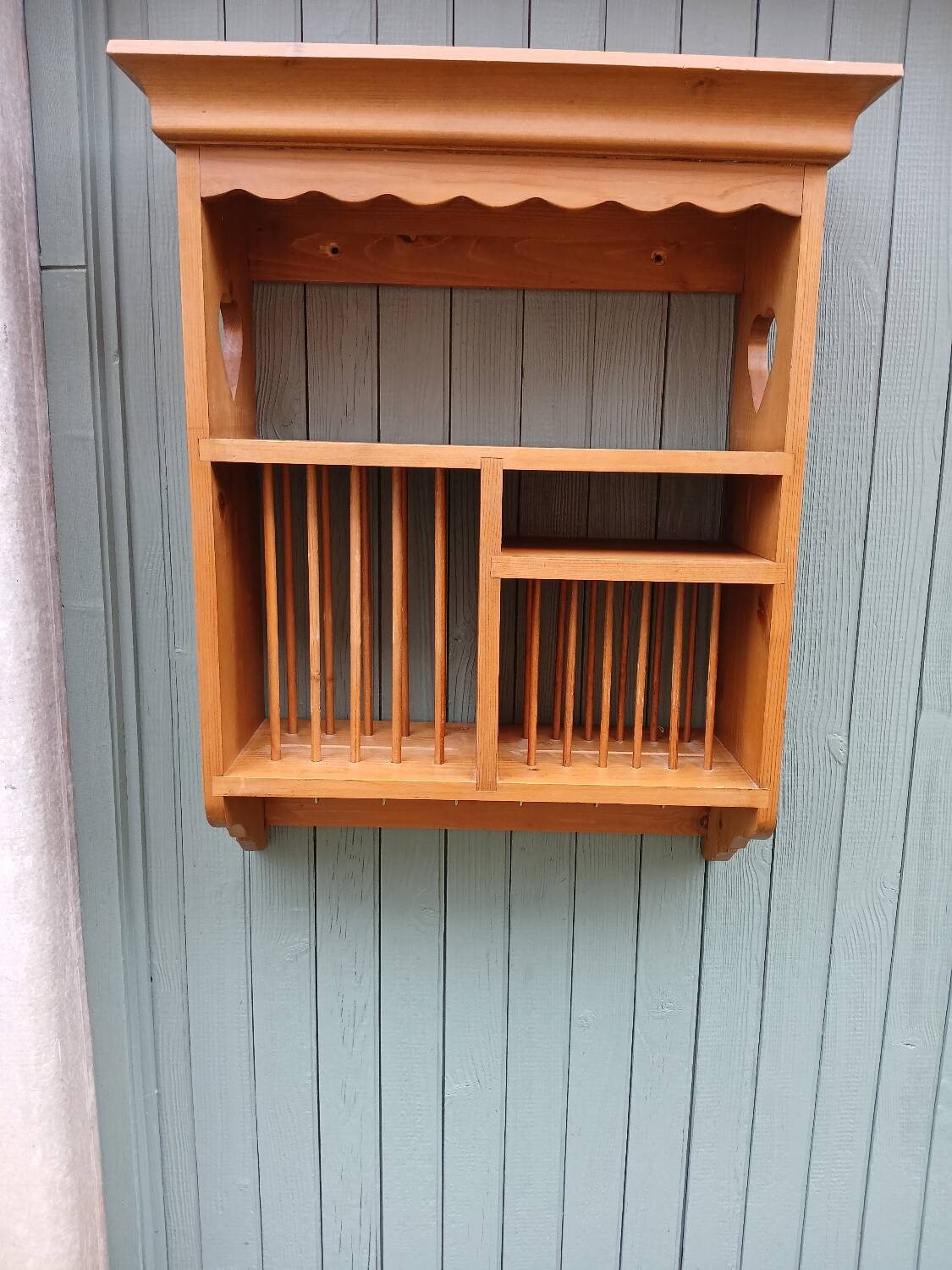 Wooden wall shelf/dresser