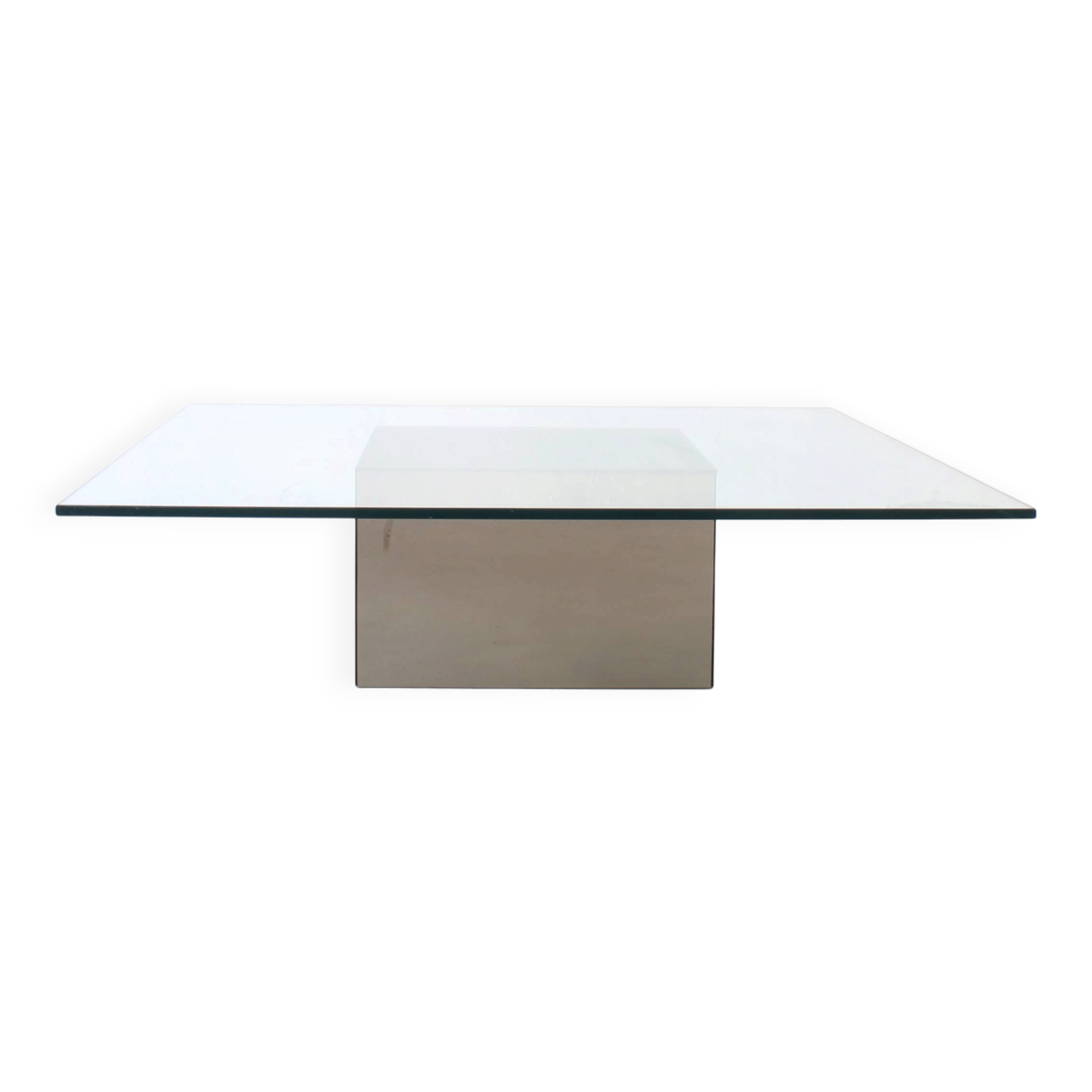 "Block" coffee table by Nanda Vigo for Acerbis