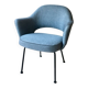 Fauteuil Conférence de Eero Saarinen pour Knoll, retapissé