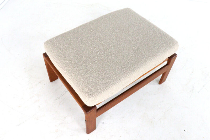 Komfort footstool 'Nimtofte' - danish design in teak vintage