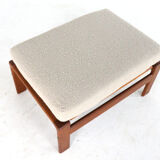 Komfort footstool 'Nimtofte' - danish design in teak vintage