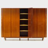 Grande armoire vintage à 5 portes en teck, style moderne du milieu du siècle, années 1960