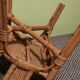 Fauteuil en rotin/osier pour enfant - vintage 1970