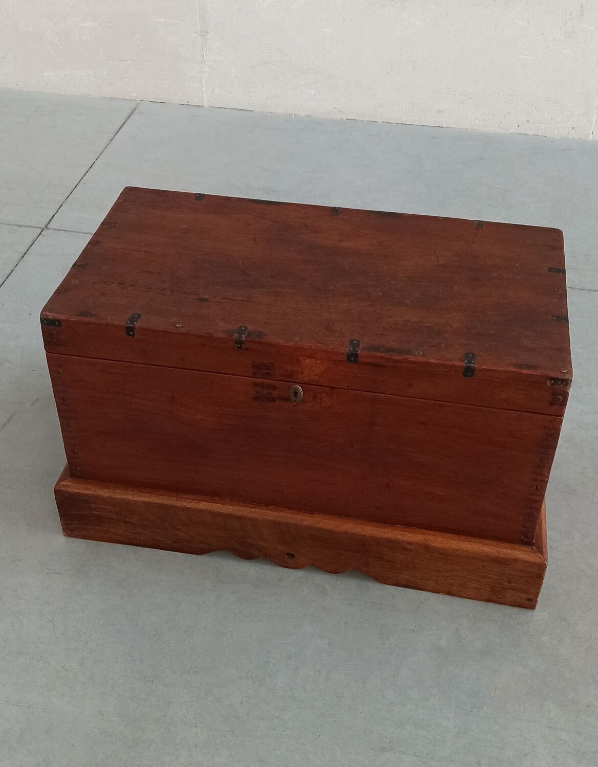Vintage chest in exotic wood