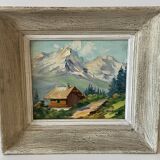 Oil Painting on Panel Vintage Signed CLAUDE SARGUE Landscape