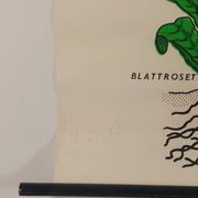 Vintage educational wall hanging roll chart biology plants botanical