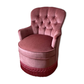 Pink toad armchair
