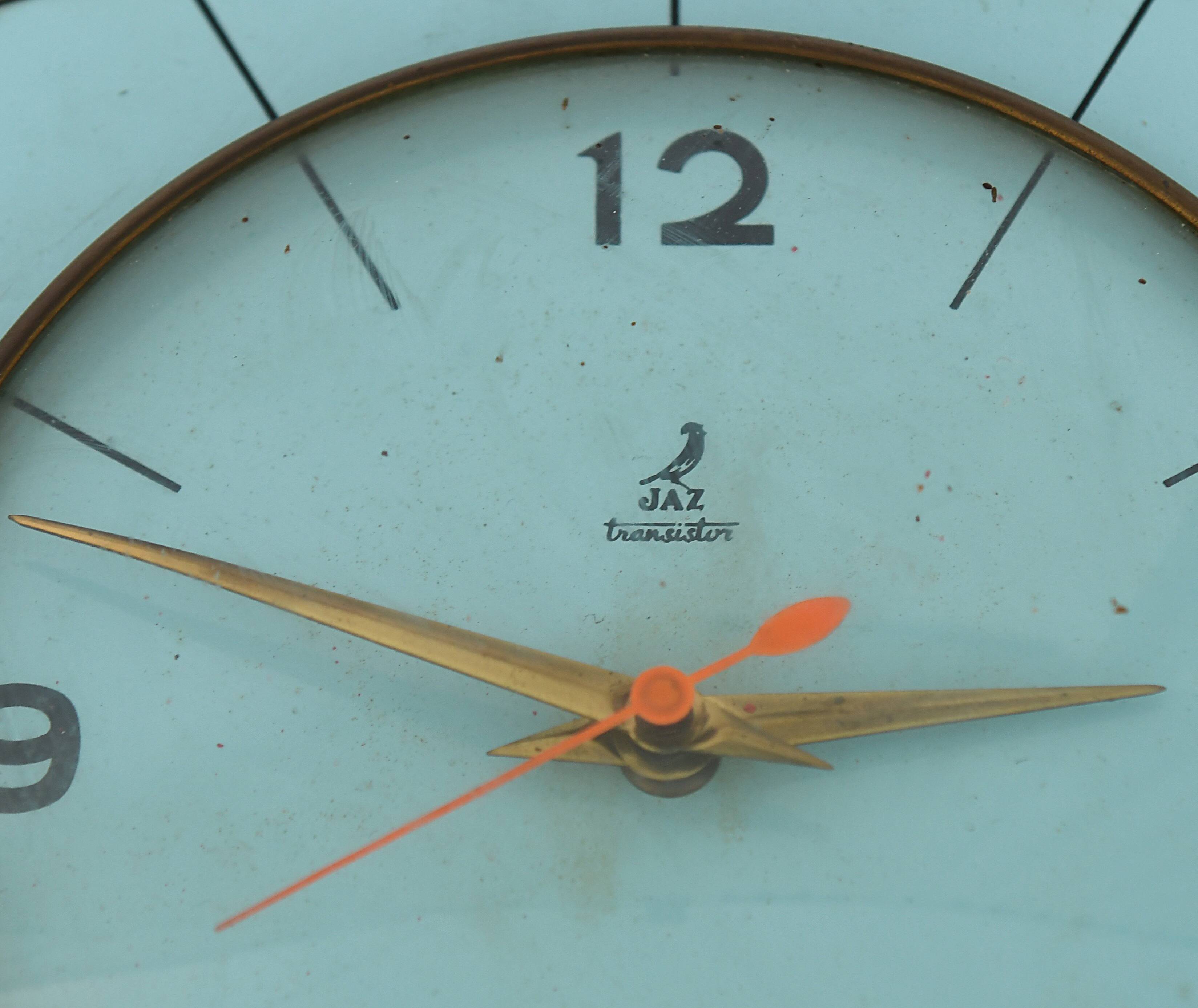 Vintage wall clock Jaz Transistor 60s