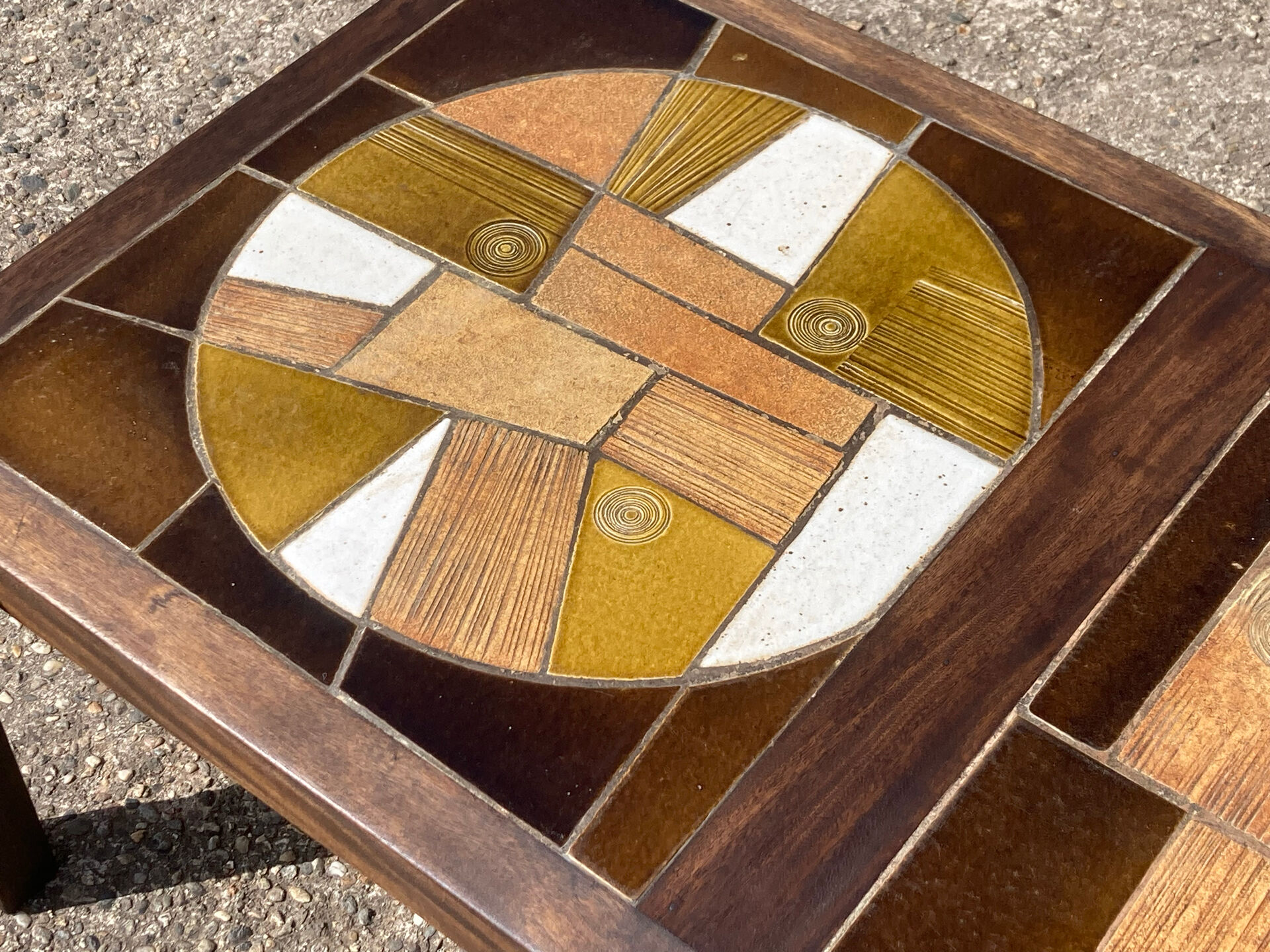 1960s ceramic coffee table