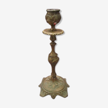 Ancient bronze candlestick