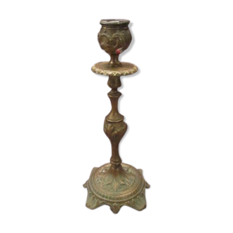 Ancient bronze candlestick