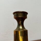 Danish brass candle holders from the mid-century by Boyes Metalkunst, 1960s, set of 2.