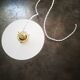 Old suspension lampshade opaline white walkman Art Deco 1930 Ø 25.5 cm n°3
