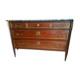 Louis XVI dresser stamped Bircklé speckled mahogany
