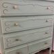 Vintage mint green commode 1950