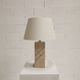 Lampe à poser en travertin 1970