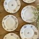 Lot de 6 assiettes à dessert vintage Dépareillées