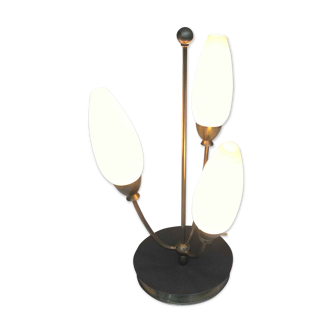 Table lamp opaline