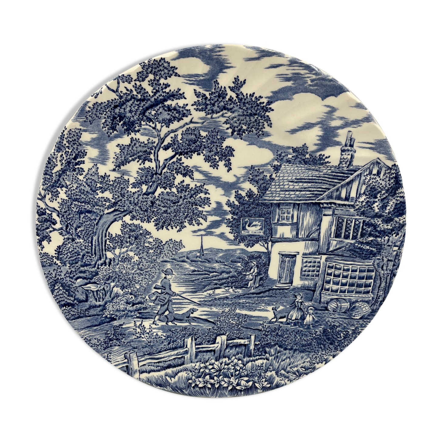 Flat plate Myott Meakin England vintage