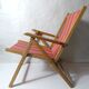 Fauteuil pliant années 50 style transat chilienne