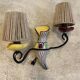 Vintage ceramic wall lights