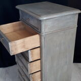 Lacquered semainier bedside