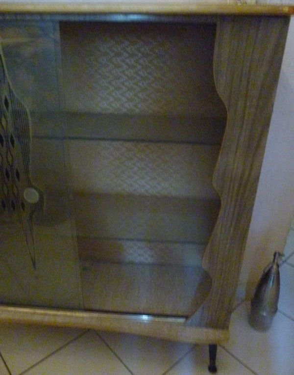 Meuble vitrine ancien art deco